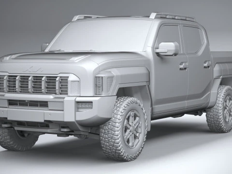 Kia Tasman 2026 3D Model