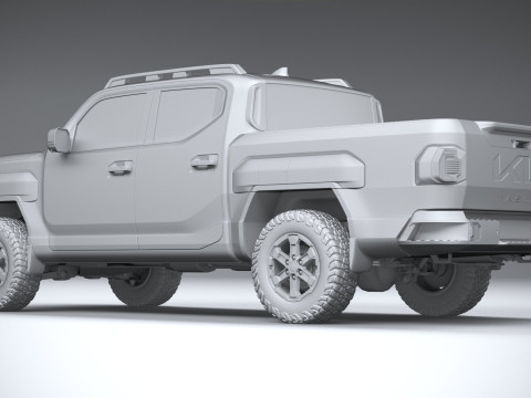 Kia Tasman 2026 3D Model