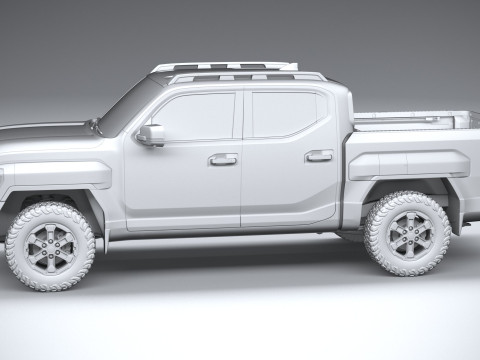 Kia Tasman 2026 3D Model