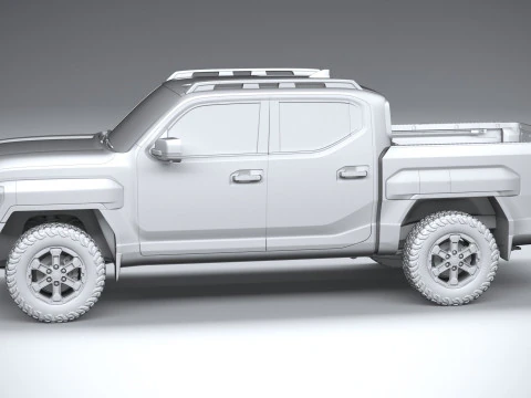 Kia Tasman 2026 3D Model