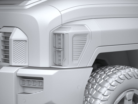 Kia Tasman 2026 3D Model