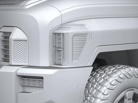 Kia Tasman 2026 3D Model