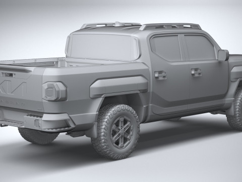 Kia Tasman 2026 3D Model