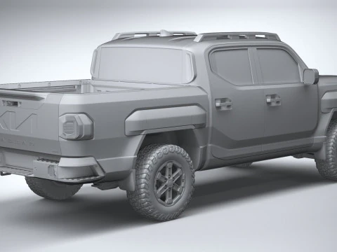 Kia Tasman 2026 3D Model