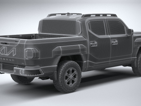 Kia Tasman 2026 3D Model