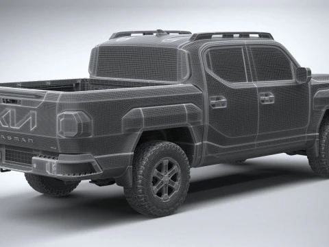 Kia Tasman 2026 3D Model