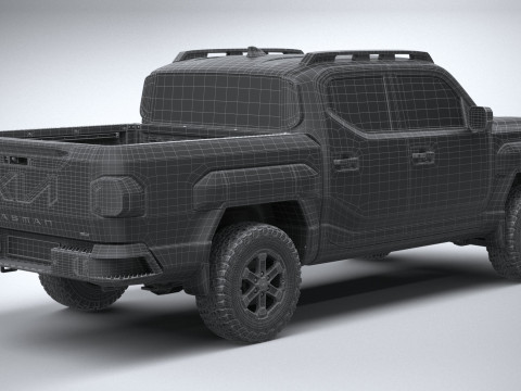 Kia Tasman 2026 3D Model