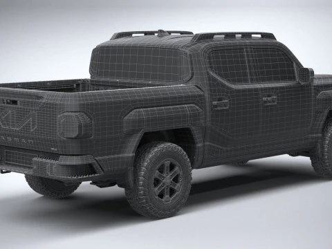 Kia Tasman 2026 3D Model