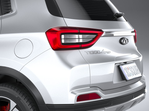 Chery Tiggo 4 Pro 2025 Model 3D