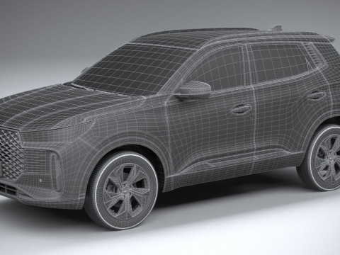 Chery Tiggo 4 Pro 2025 Model 3D