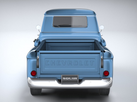 Chevrolet Apache Stepside Pickup 1958 3D 모델