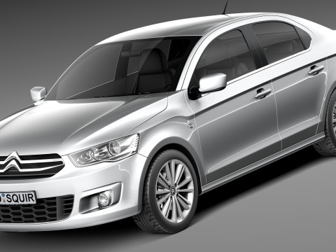 Citroen C-Elysee 2013 3D Model