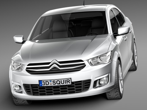 Citroen C-Elysee 2013 Modello 3D