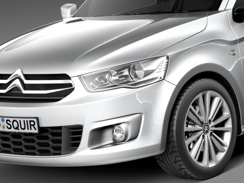 Citroen C-Elysee 2013 Modello 3D
