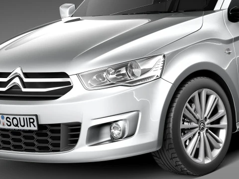 Citroen C-Elysee 2013 3D Model