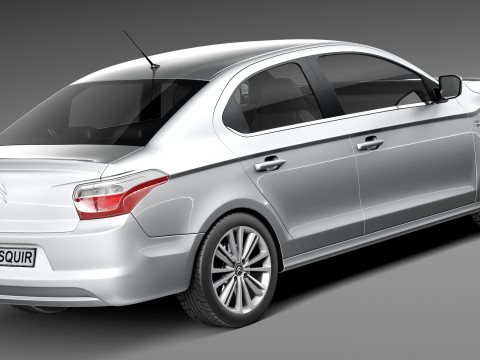 Citroen C-Elysee 2013 Modello 3D