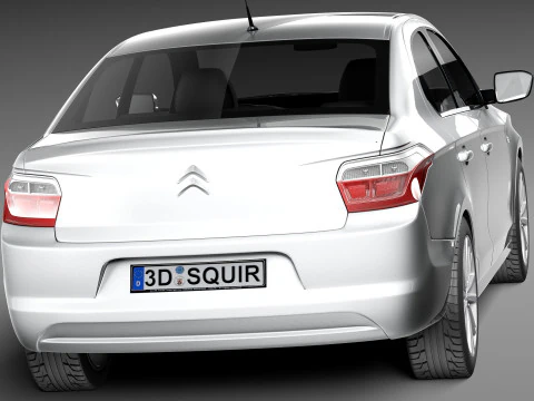 Citroen C-Elysee 2013 3D Model