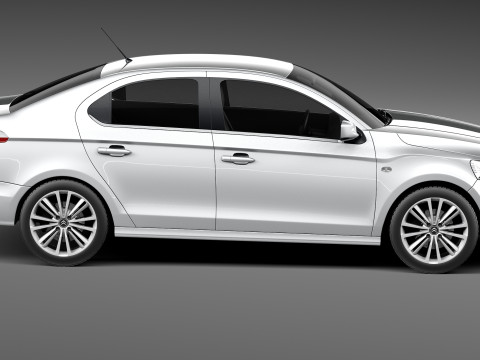 Citroen C-Elysee 2013 Modello 3D
