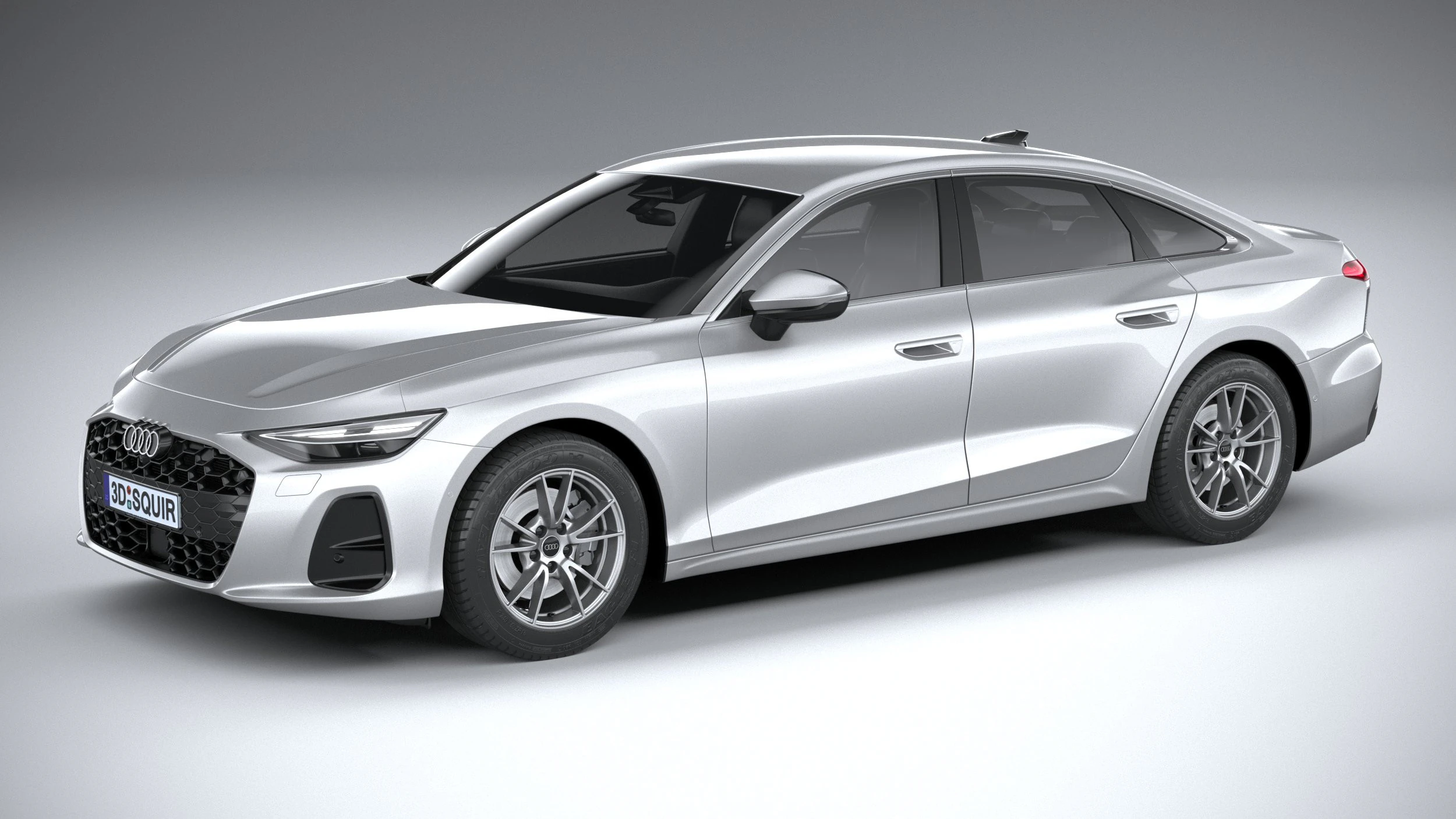 Audi A6 Sedã Regular 2026 Modelo 3D .c4d .max .obj .3ds .fbx .stl .blend