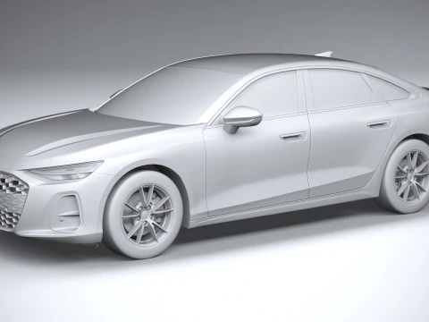 Audi A6 Sed&atilde; Regular 2026 Modelo 3D