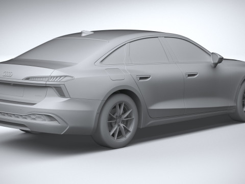 Audi A6 Sedan Regular 2026 3D Model