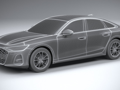Audi A6 Sedan Regular 2026 3D Model