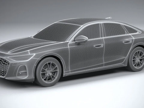 Audi A6 Sed&atilde; Regular 2026 Modelo 3D