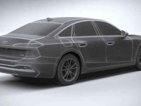 Audi A6 Sed&atilde; Regular 2026 Modelo 3D