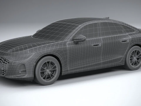 Audi A6 Sed&atilde; Regular 2026 Modelo 3D