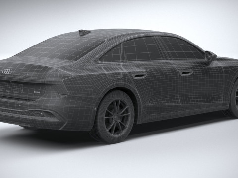 Audi A6 Sedan Regular 2026 3D Model