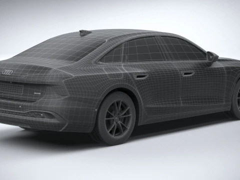 Audi A6 Sed&atilde; Regular 2026 Modelo 3D