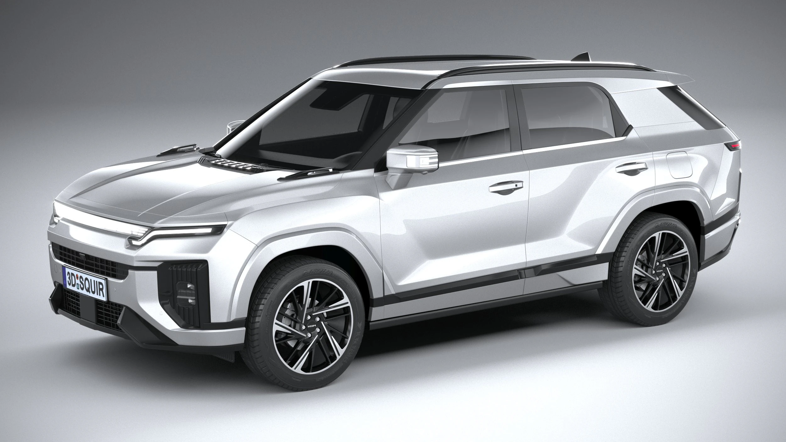 SsangYong KGM Actyon 2025 Modelo 3D .c4d .max .obj .3ds .fbx .stl .blend 