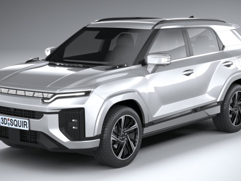 SsangYong KGM Actyon 2025 3D Модель
