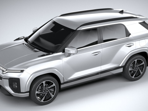 SsangYong KGM Actyon 2025 3D Модель