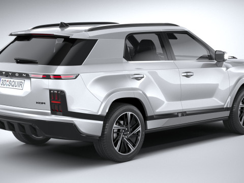 SsangYong KGM Actyon 2025 3D Модель