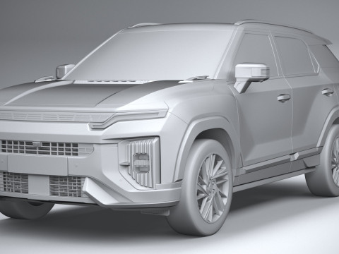 SsangYong KGM Actyon 2025 3D Модель