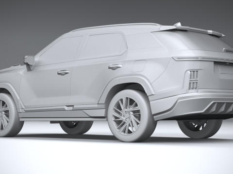 SsangYong KGM Actyon 2025 3D Модель