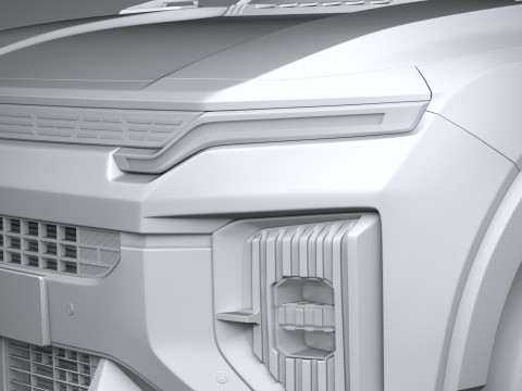 SsangYong KGM Actyon 2025 3D Модель