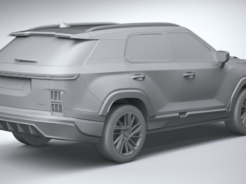 SsangYong KGM Actyon 2025 3D Модель