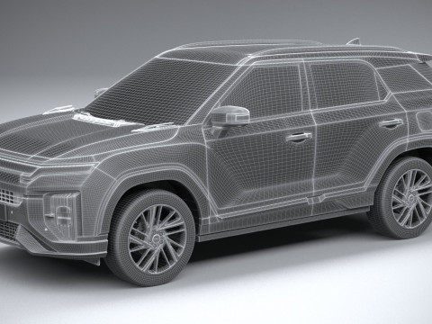 SsangYong KGM Actyon 2025 3D Модель