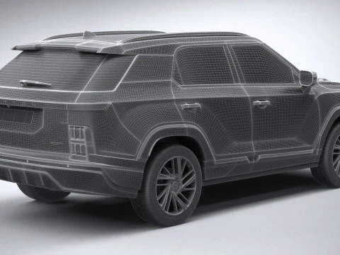 SsangYong KGM Actyon 2025 Modelo 3D