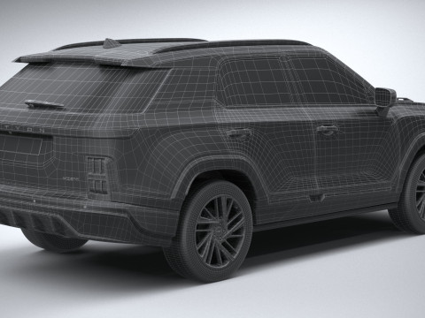 SsangYong KGM Actyon 2025 3D Модель