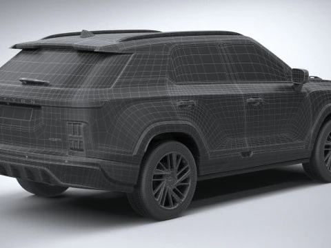 SsangYong KGM Actyon 2025 Modelo 3D