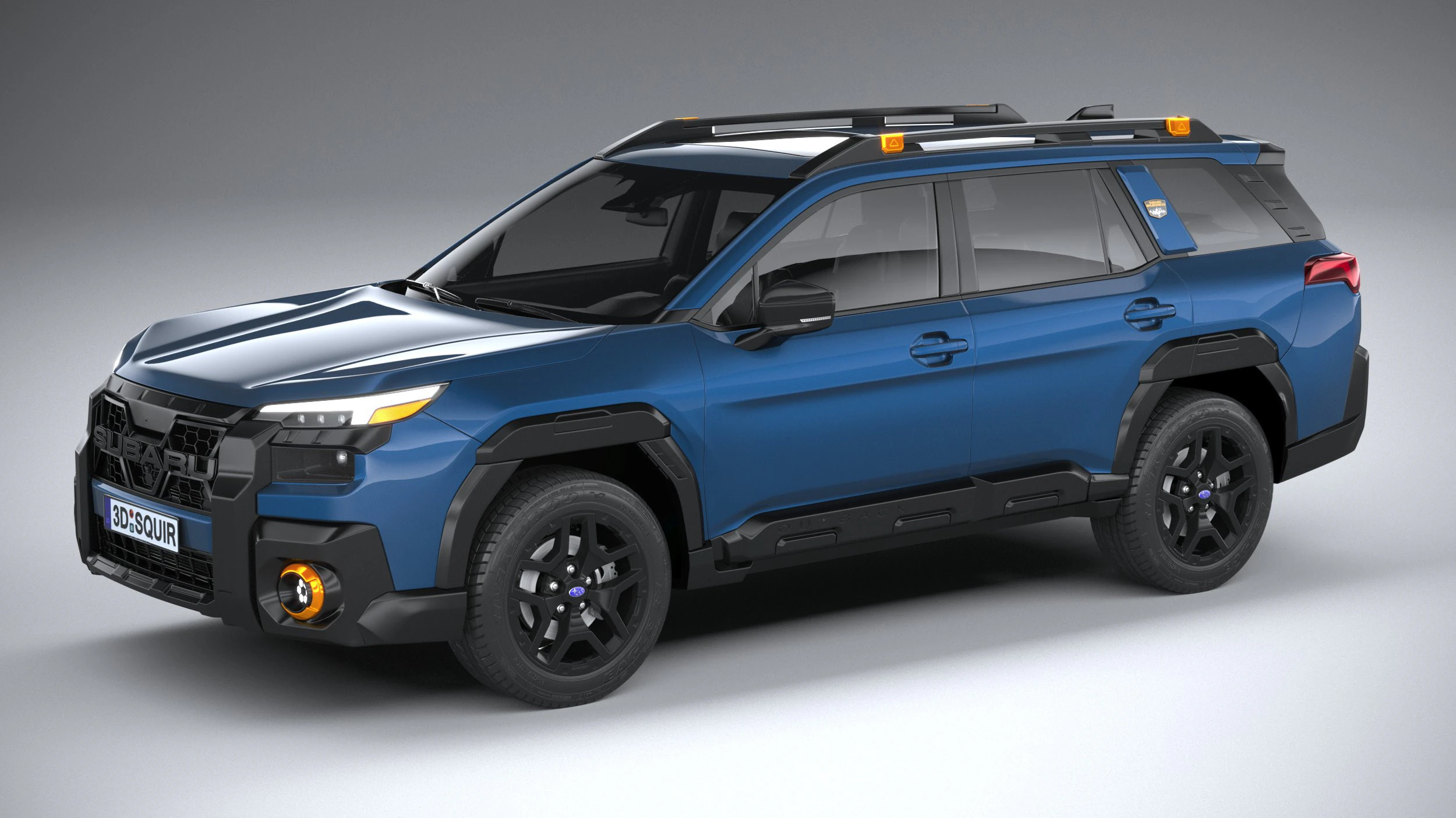 Subaru Outback Wilderness 2026 3D Model .c4d .max .obj .3ds .fbx .stl .blend 