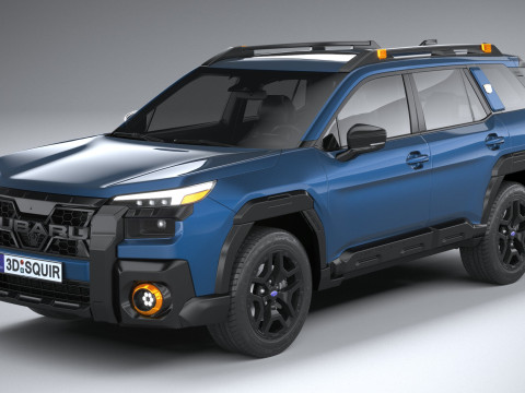 Subaru Outback Wilderness 2026 3D मॉडल