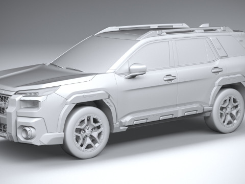 Subaru Outback Wilderness 2026 3D मॉडल