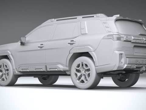 Subaru Outback Wilderness 2026 3D मॉडल