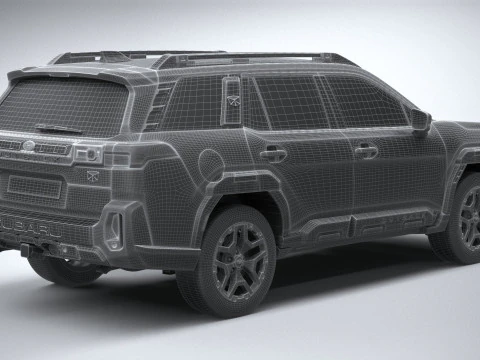 Subaru Outback Wilderness 2026 3D Model
