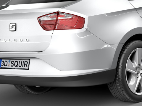 Seat Toledo 2013 3D Model