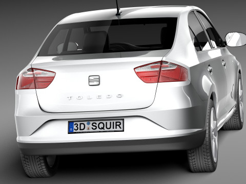 Seat Toledo 2013 3D Model
